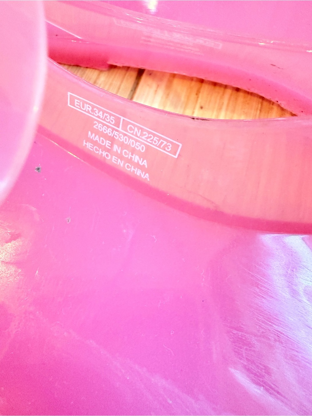 Zara Pink Jelly Sandals for Kids - Picture 3 of 5